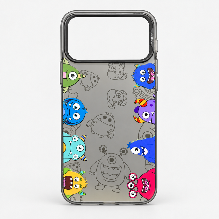 SMALL STICKERS grey phone case