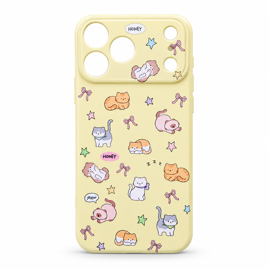 YELLOW BABY CATS phone case